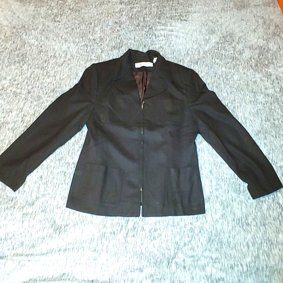 Valerie Stevens four pocket zip up Blazer 10 - Picture 1 of 3